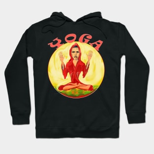 Namaste Yoga Lovers Indian Yogini Gift Hoodie